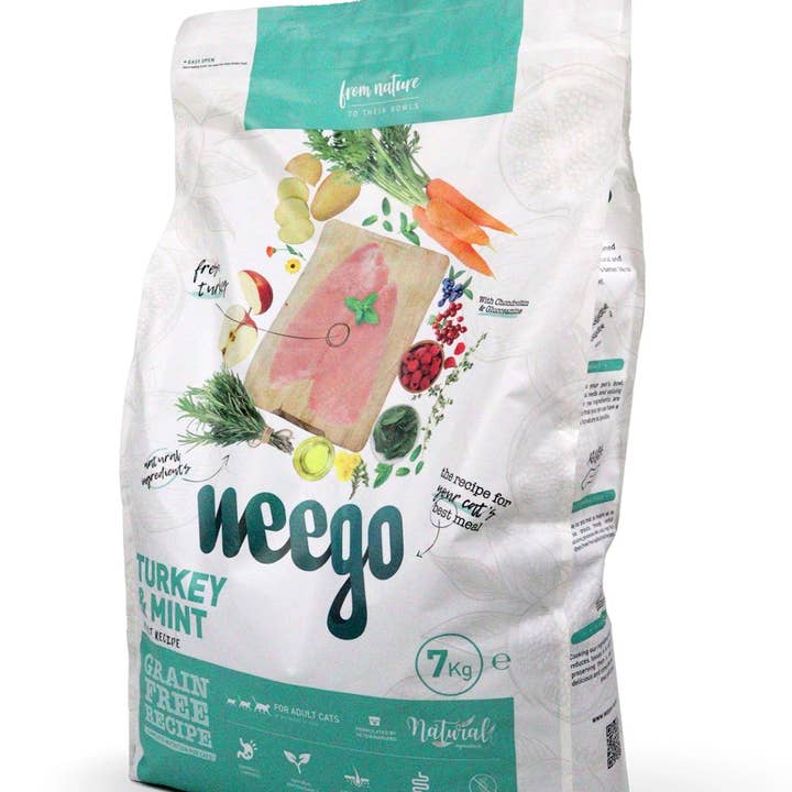 Weego kattenvoer Kalkoen en Munt