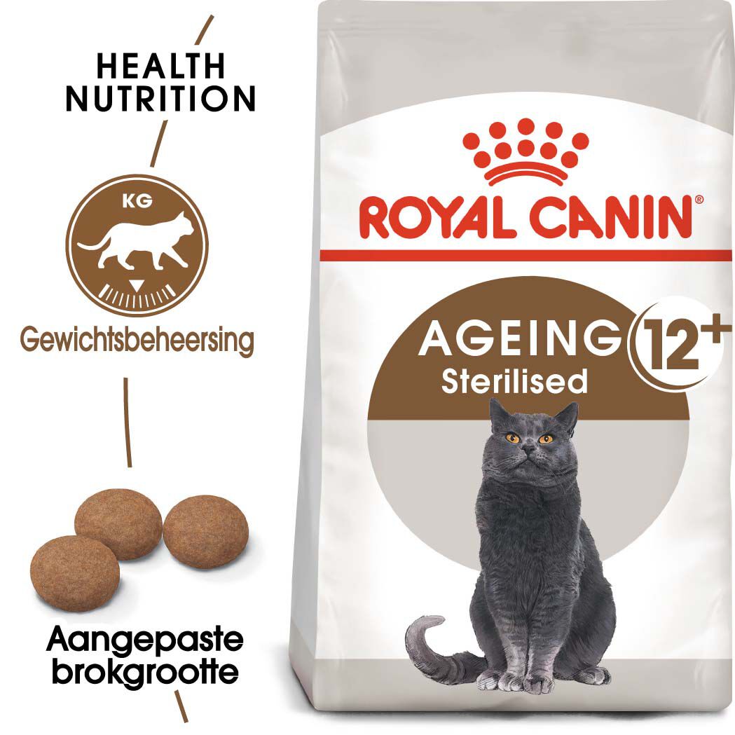 Royal Canin Ageing Sterilised 12+ - Kattenvoer - 2 Kilogram - Gevogelte