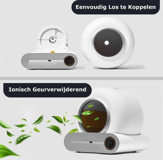 HappiTail™ zelfreinigende kattenbak