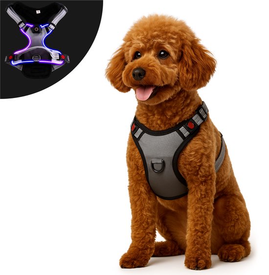 HappiTail™ LED Anti-Trek Hondentuig