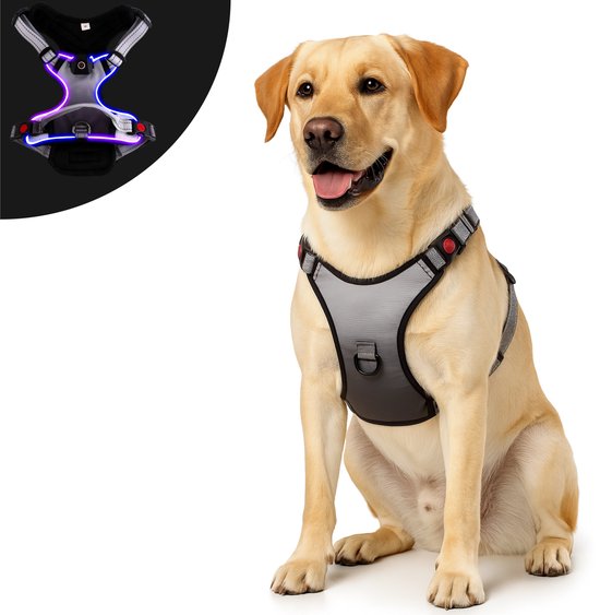 HappiTail™ LED Anti-Trek Hondentuig