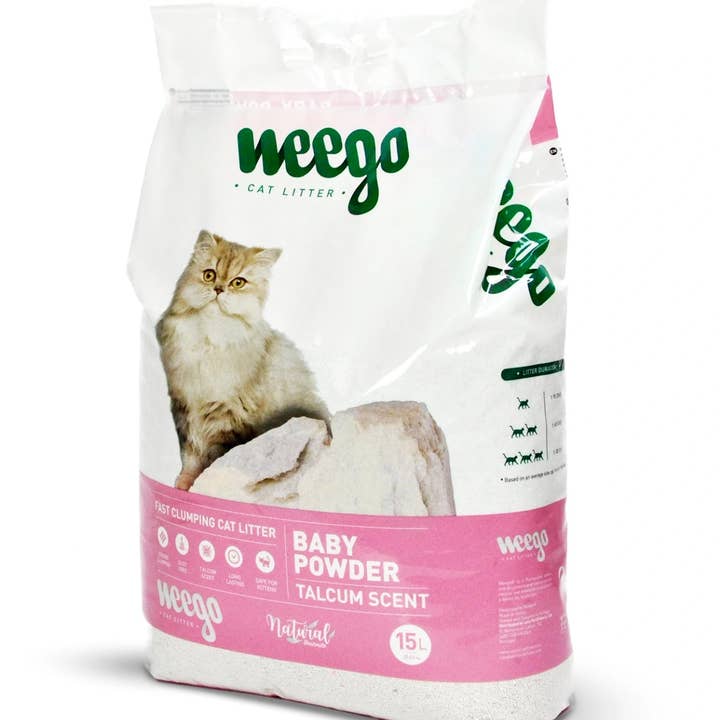 Weego kattenbakvulling babypoeder