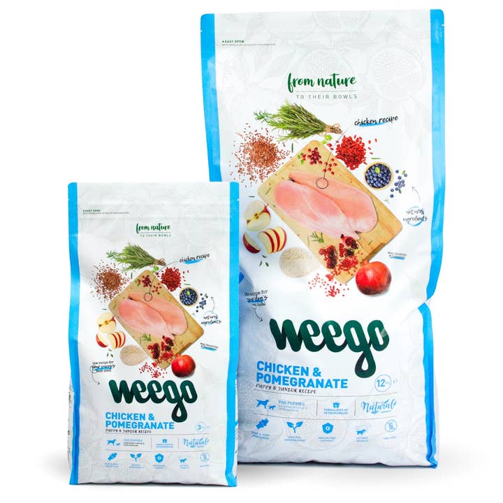 Weego hondenvoer Kip & Granaatappel